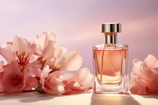 Elegant perfume bottle